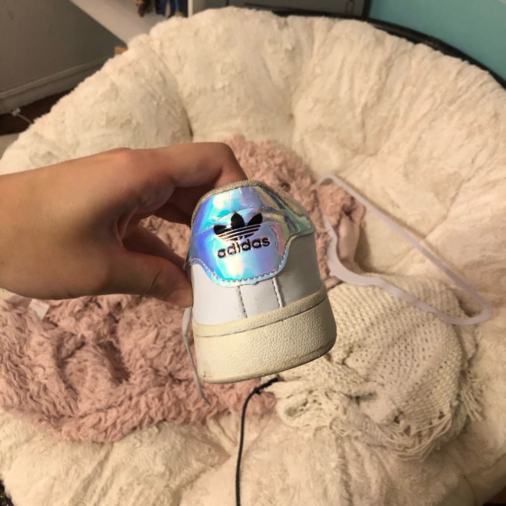 Adidas holographic shoes size 7
